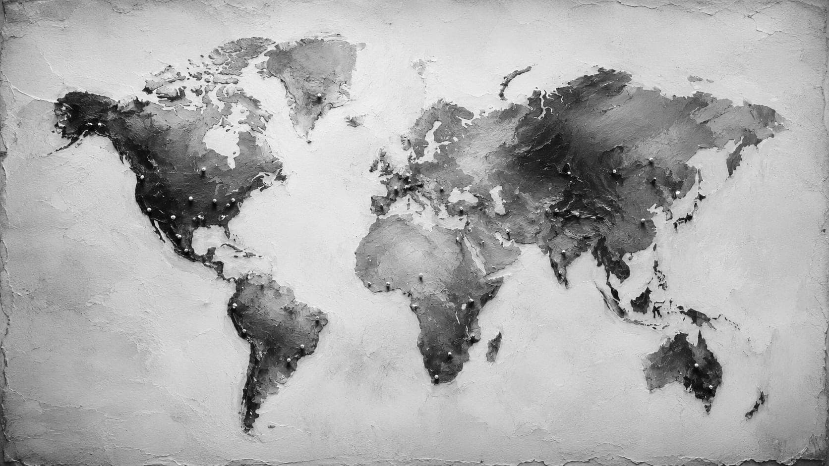 World map of markets served